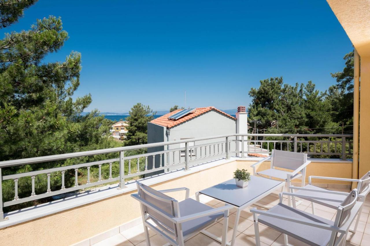 Louloudis Pool Villa Skala Rachoni  Exterior foto