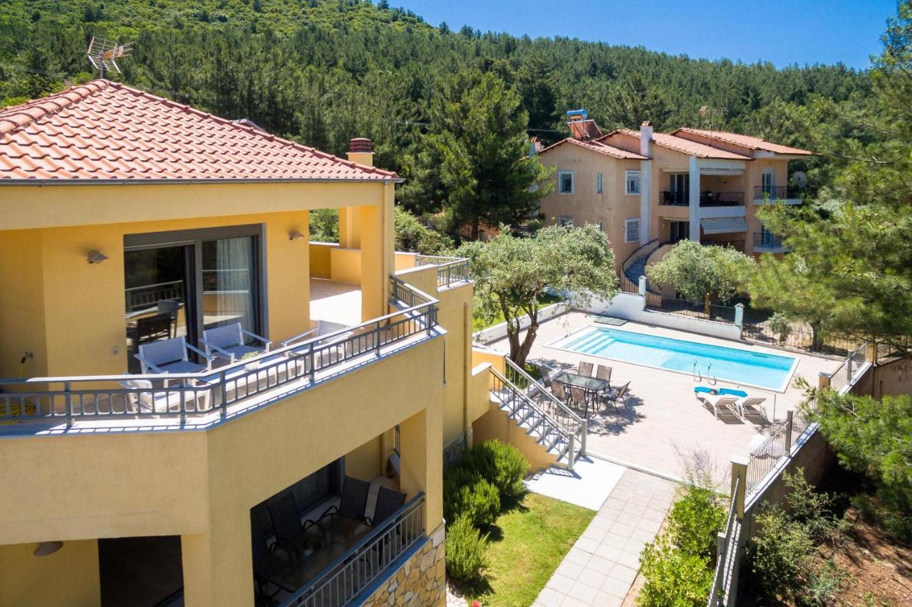 Louloudis Pool Villa Skala Rachoni  Exterior foto