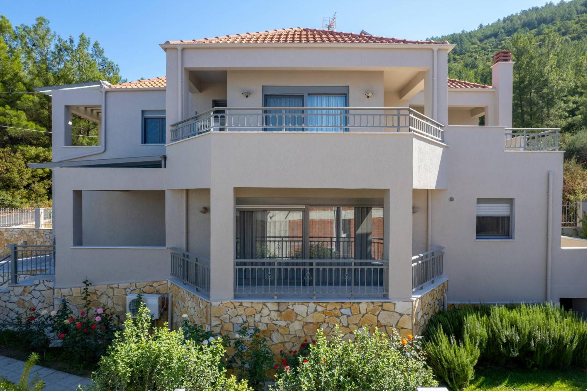 Louloudis Pool Villa Skala Rachoni  Exterior foto