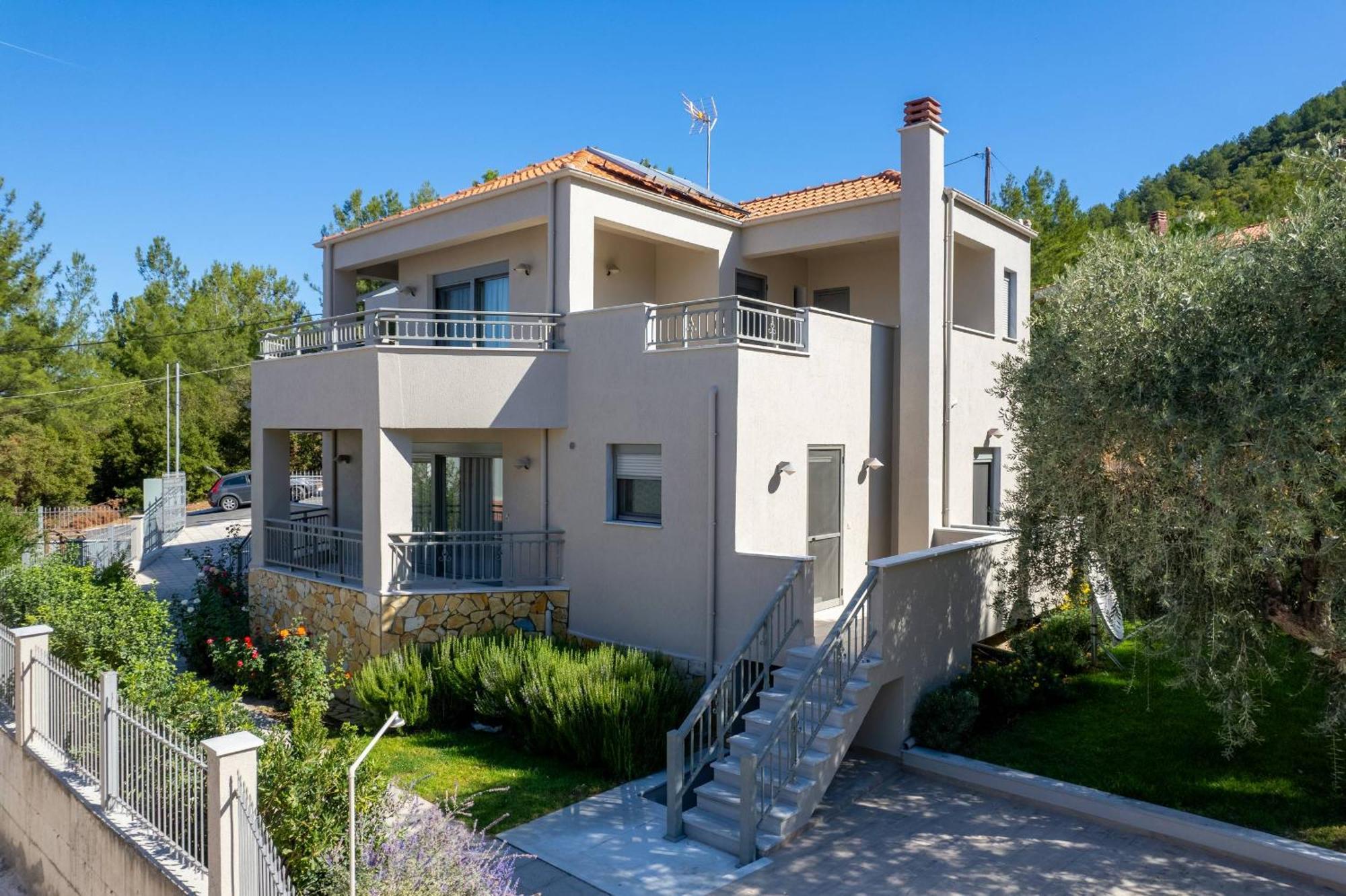 Louloudis Pool Villa Skala Rachoni  Exterior foto